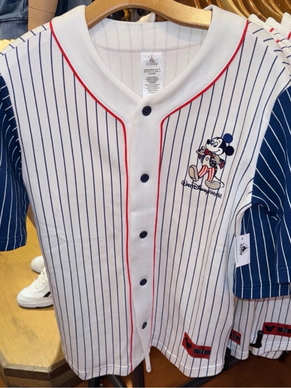 2026 Walt Disney World Mickey Mouse American Original Baseball Jersey USA 250th
